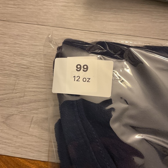 Timberland Sweater Mens Large Long Sleeve 1/2 Zip Pullover Fleece Mock Neck Blue - Picture 6 of 6